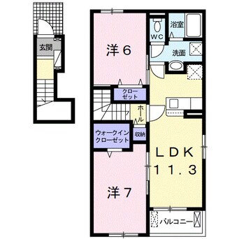 間取図 ヴェールⅡ