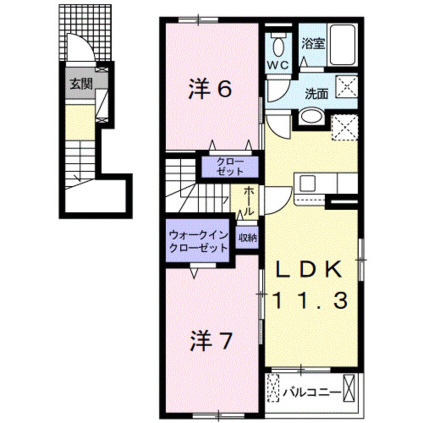 間取図 ヴェールⅡ