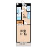 ジュニパー弘西 1Kの間取り