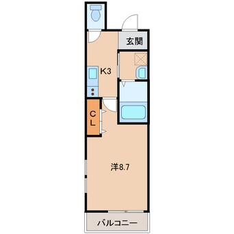 間取図 フジパレス中之島