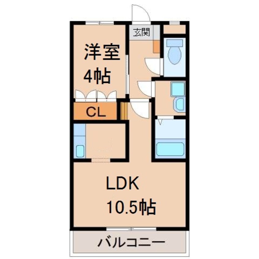 間取図 アクアマリンＫ