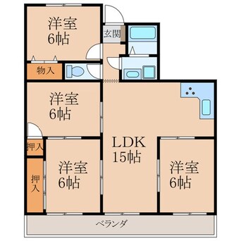 間取図 センチュリーパレス