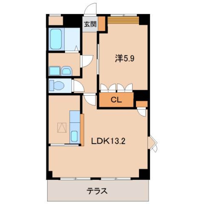 間取図 コンフォース２１