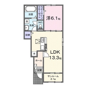 間取図 きのくに線・紀勢本線/紀三井寺駅 徒歩6分 1階 建築中