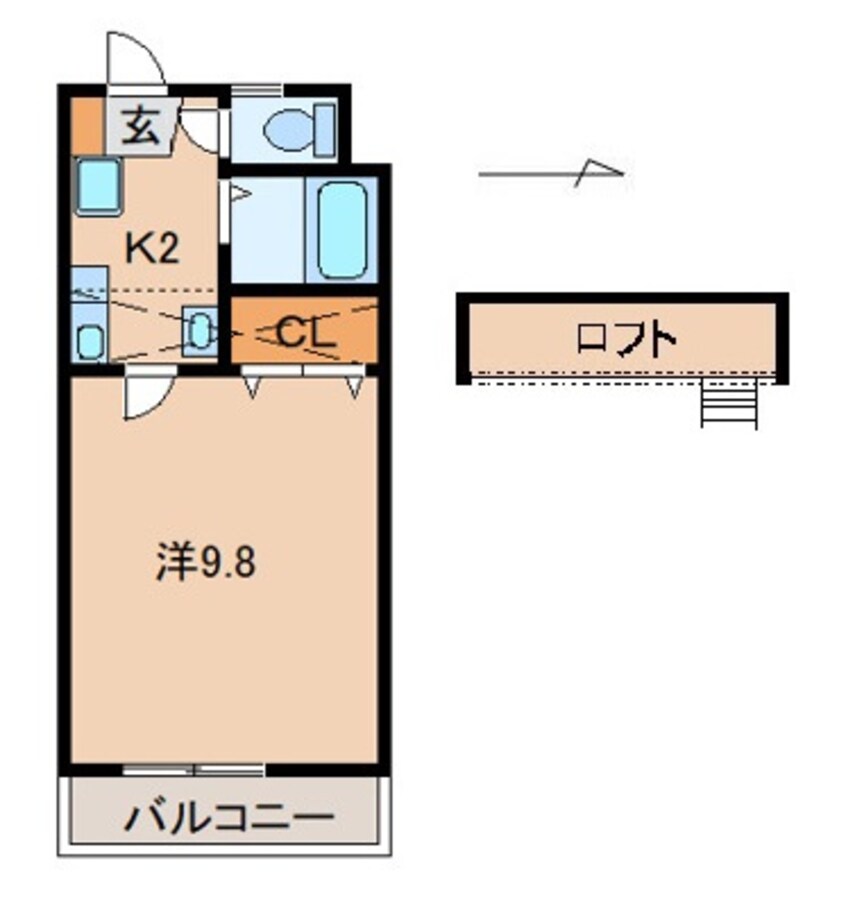 間取図 モスビル