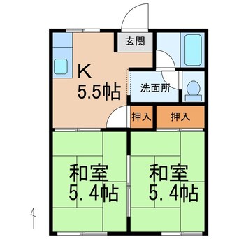 間取図 タウニィ料理松