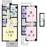 サンワードⅡ 2LDKの間取り