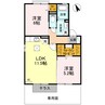 ＴＨＥ ＲＩＴＺ 2LDKの間取り
