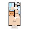 ピノ コラ 1Kの間取り