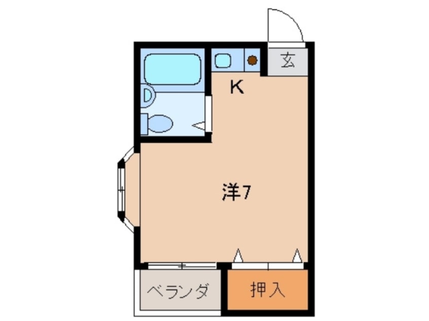 間取図 第３クラウンハイツ