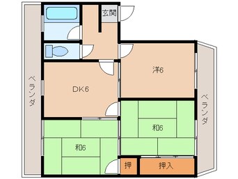 間取図 第１小杉マンション