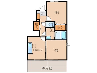 間取図 きのくに線・紀勢本線/藤並駅 徒歩28分 1階 築12年