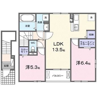 間取図 きのくに線・紀勢本線/黒江駅 徒歩16分 2階 1年未満