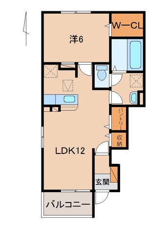 間取図 きのくに線・紀勢本線/箕島駅 バス6分プライスカット前下車:停歩6分 1階 築3年