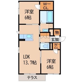 間取図 べレオ太田