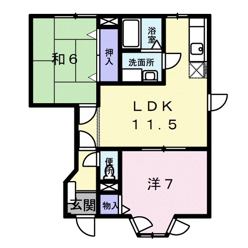 間取り図 メゾン・リーブ