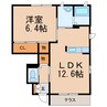 シャーメゾンアドヴァンス 1LDKの間取り