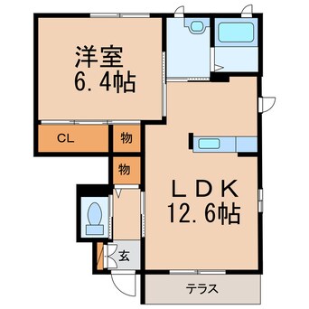 間取図 シャーメゾンアドヴァンス