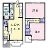 パミドーリⅡ 2LDKの間取り