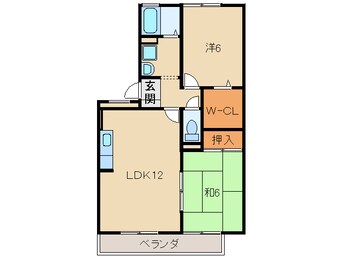 間取図 南海本線/和歌山市駅 バス15分小二里下車:停歩2分 1階 築22年