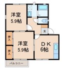 フレグランス栄の間取図