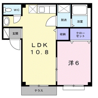 間取図 きのくに線・紀勢本線/藤並駅 徒歩17分 1階 築28年