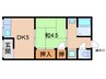 山口アパート 1DKの間取り