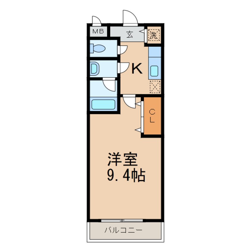 間取図 フジパレス太田Ⅱ番館