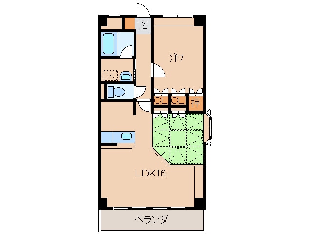間取り図 ブルーミングシャトー