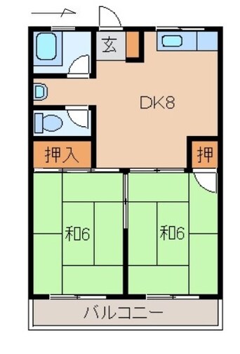 間取図 ローズ名草