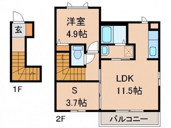間取図 シャーメゾン和