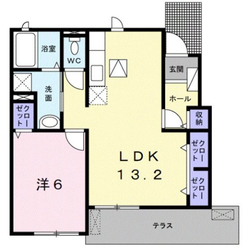間取図 紀州鉄道/紀伊御坊駅 徒歩8分 1階 築10年