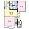 紀州鉄道/紀伊御坊駅 徒歩18分 1階 築20年 2LDKの間取り