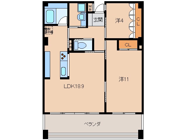 間取り図 プラージュ和歌浦