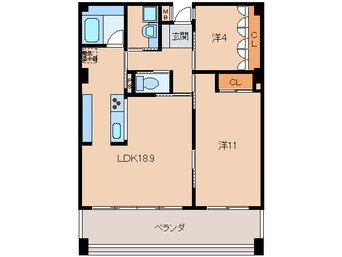 間取図 プラージュ和歌浦