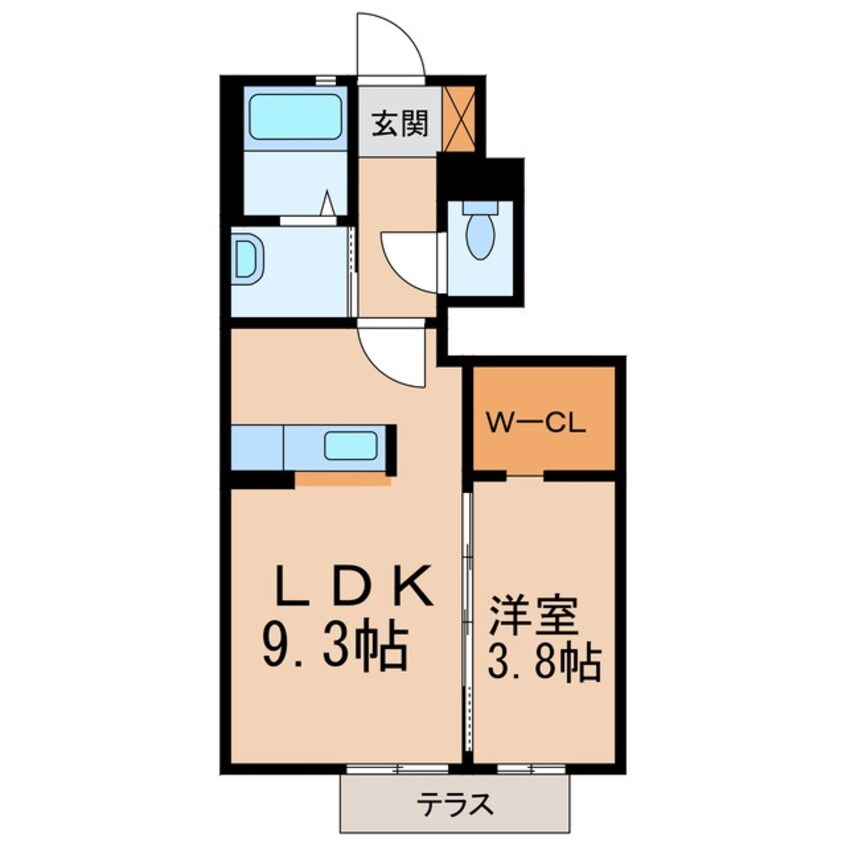 間取図 シャーメゾン北出島