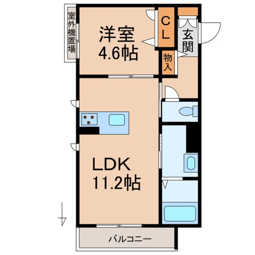 間取図 シャーメゾン山吹