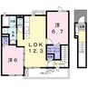 紀州鉄道/紀伊御坊駅 徒歩8分 2階 築10年 2LDKの間取り