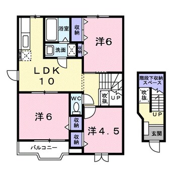 間取図 エスポアールユアサⅡ