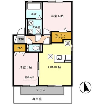 間取図 グレイス藤並 B棟