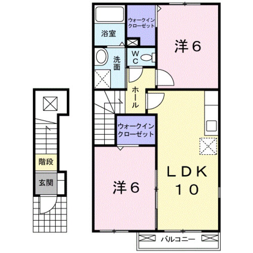 間取図 ルヴェー デュ ソレイユ Ⅰ