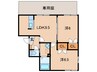 コンフォートクロエ 2LDKの間取り