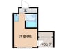 プレゼンス西高松 1Rの間取り