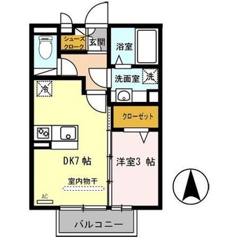 間取図 南海本線/和歌山市駅 バス15分水軒口下車:停歩4分 2階 築15年