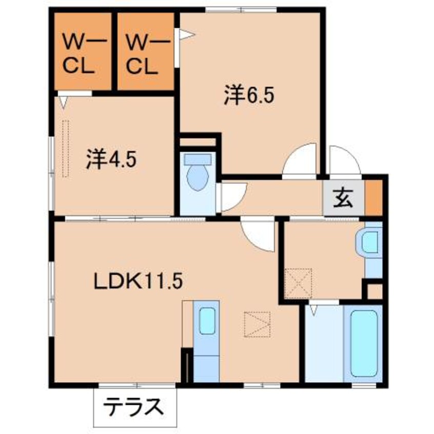 間取図 メゾン・ド・アンジュ