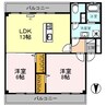 アイリスMT 2LDKの間取り