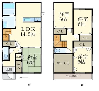 間取図 一戸建16050