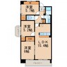ポルトーネ 3LDKの間取り