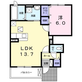 間取図 プティボヌールⅡ