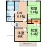 きのくに線・紀勢本線/御坊駅 徒歩14分 2階 築27年 3DKの間取り